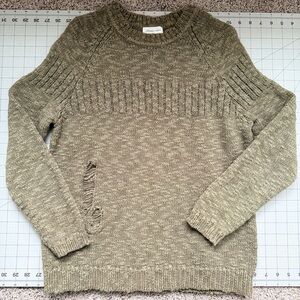 Lovers + Friends Taupe Knit Sweater